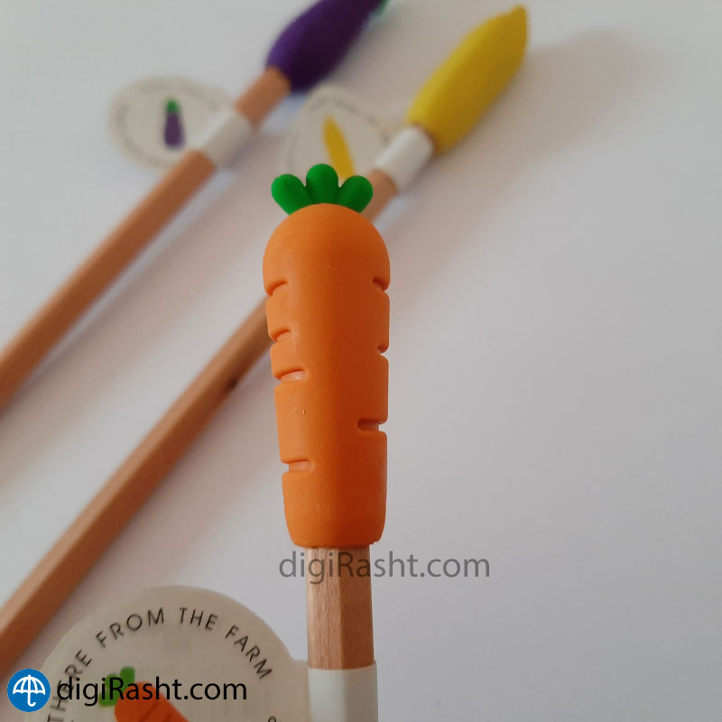 مداد پاک کن دار طرح هویج